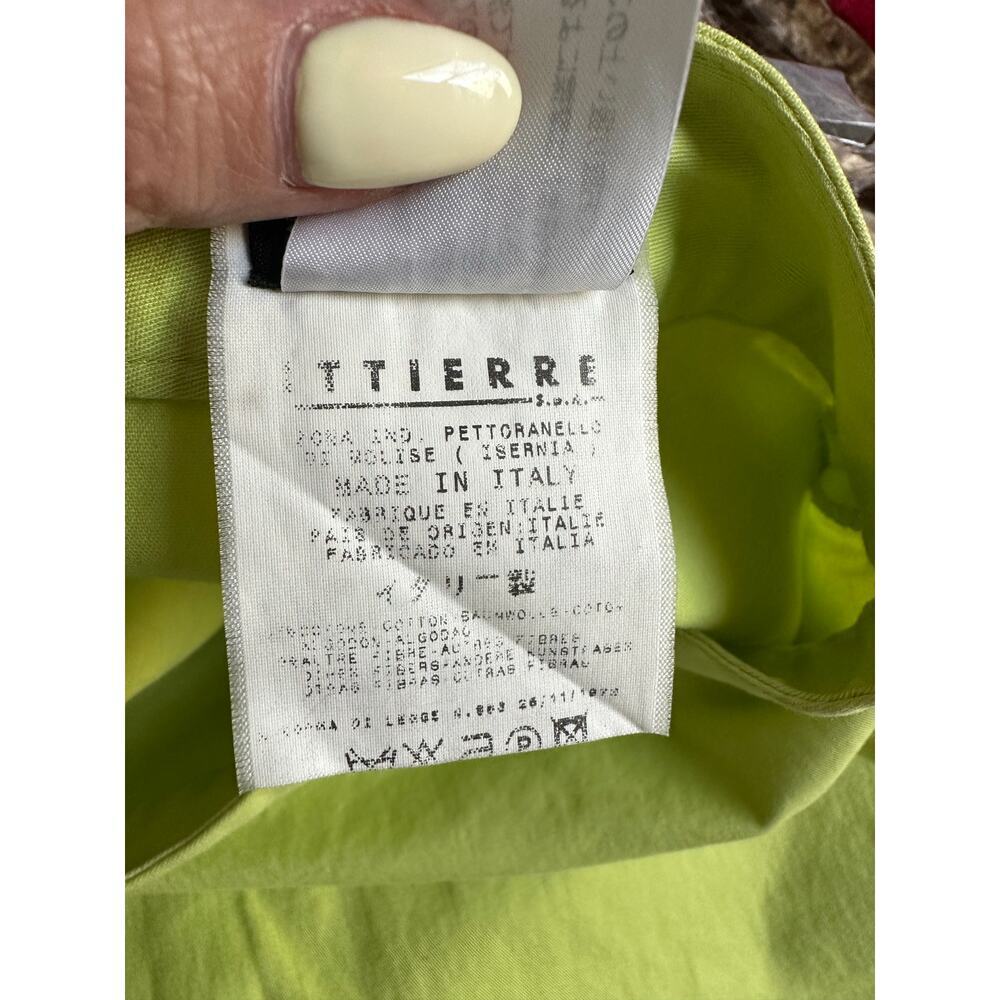 Y2K Dolce & Gabbana D&G Lime Green Knee Length Skirt | Size 26/4 - Picture 5 of 6